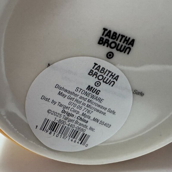 Set of 4 - Tabitha Brown large rainbow "Coffee Business" mugs - Picture 3 of 3